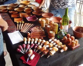 Handmade wooden bowls at Boquete Farmer's Market, Chiriqui, Panama – Best Places In The World To Retire – International Living